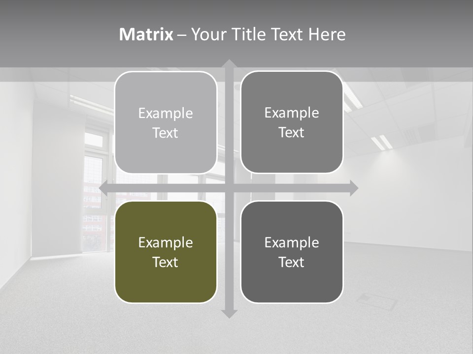 Modern Interior Horizontal PowerPoint Template