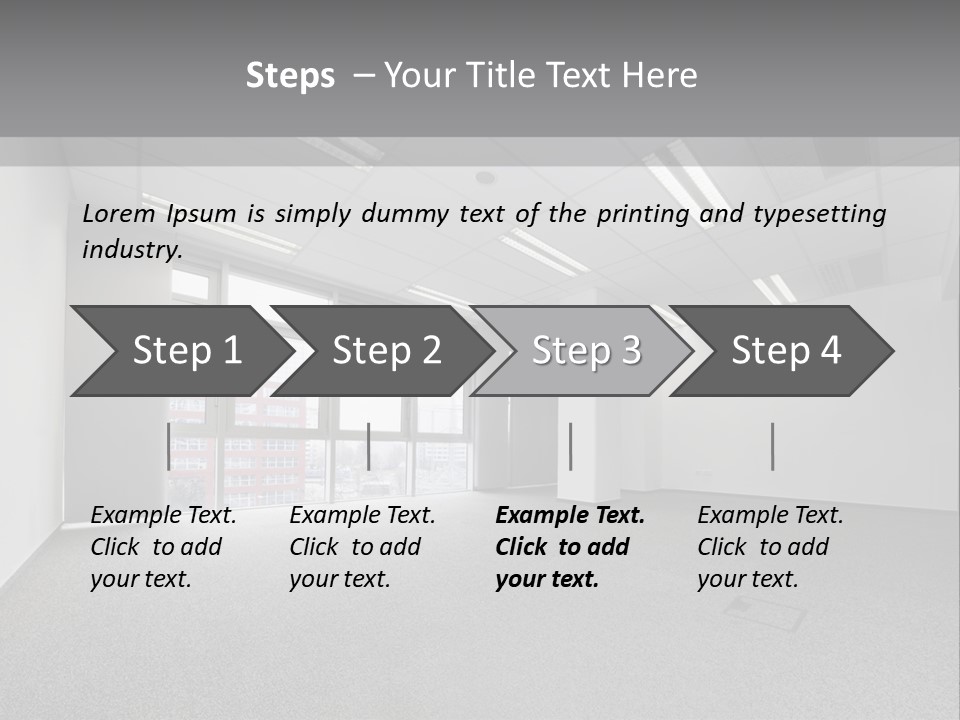 Modern Interior Horizontal PowerPoint Template
