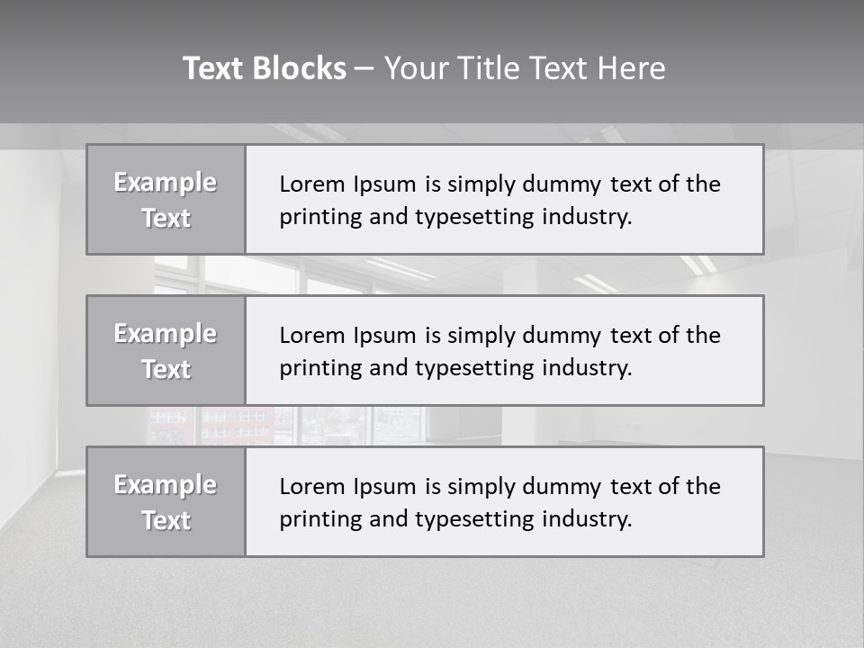 Modern Interior Horizontal PowerPoint Template