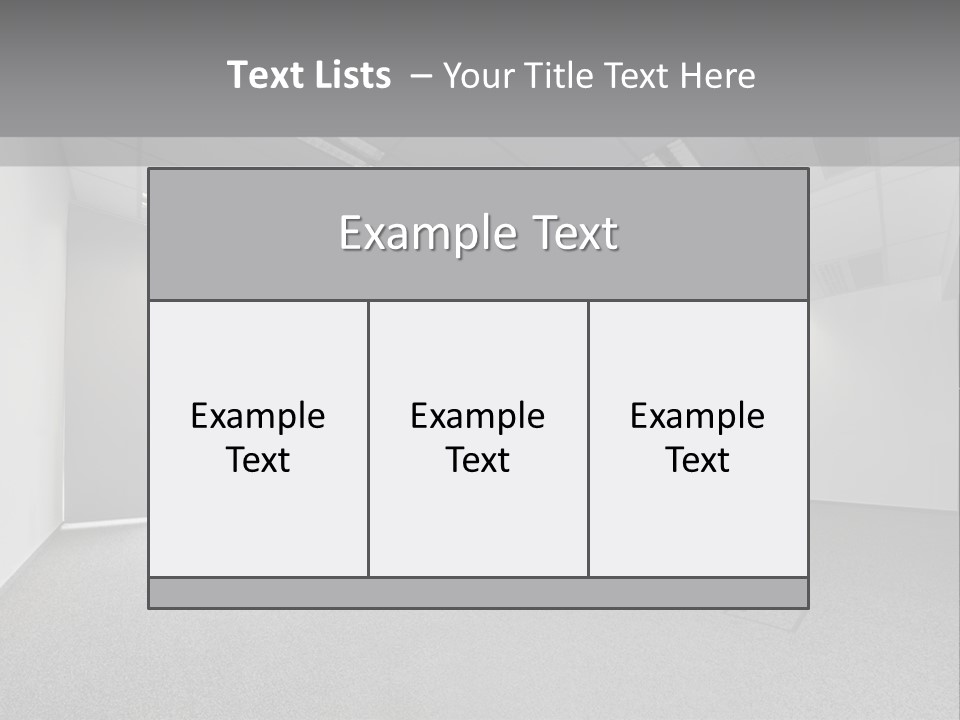 Modern Interior Horizontal PowerPoint Template