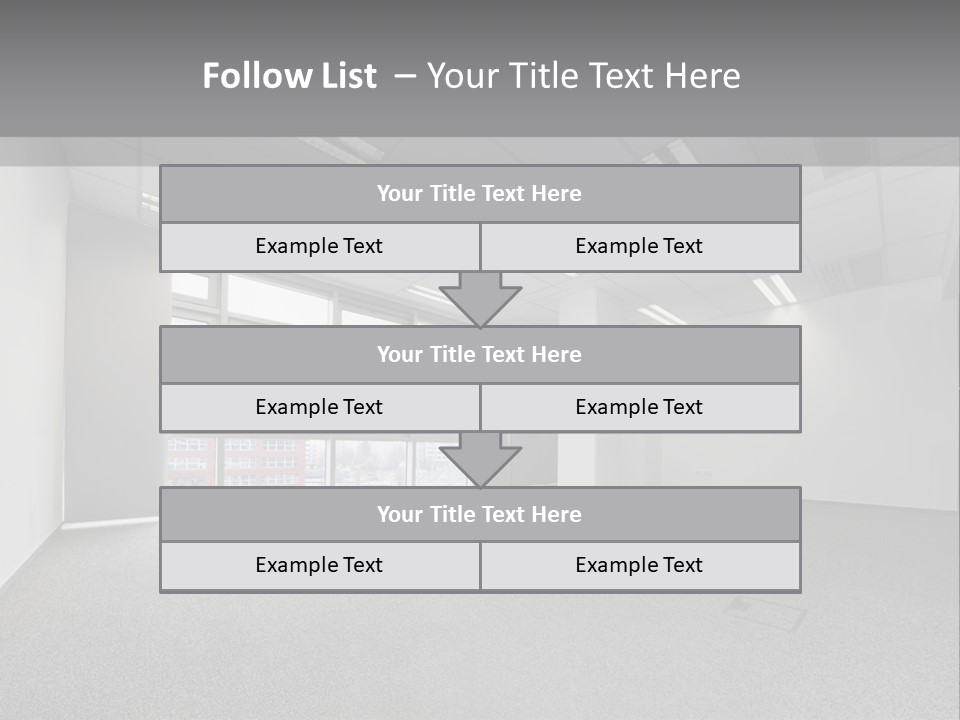 Modern Interior Horizontal PowerPoint Template