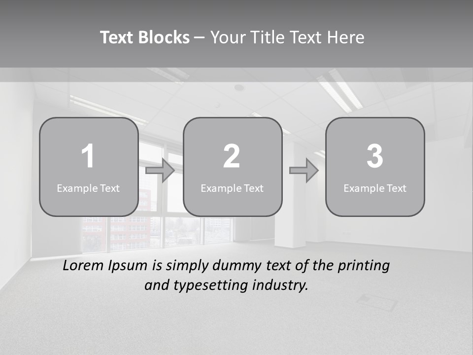 Modern Interior Horizontal PowerPoint Template