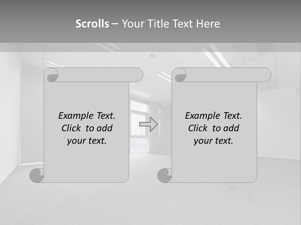 Modern Interior Horizontal PowerPoint Template