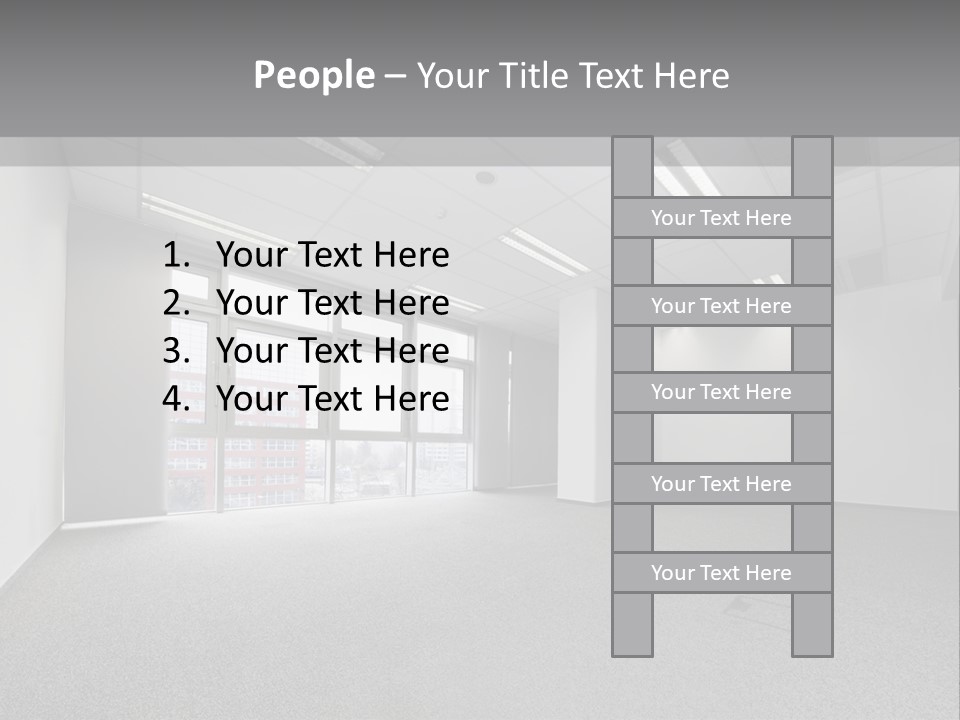 Modern Interior Horizontal PowerPoint Template