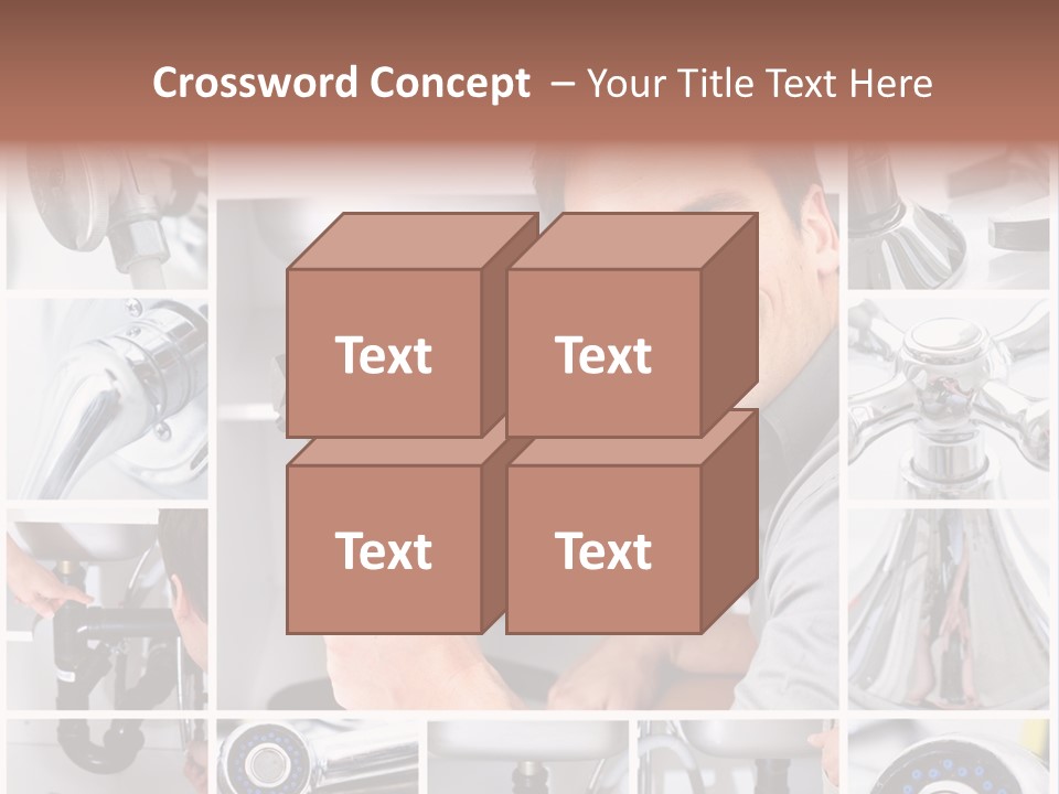 Adjustable Tool Person PowerPoint Template