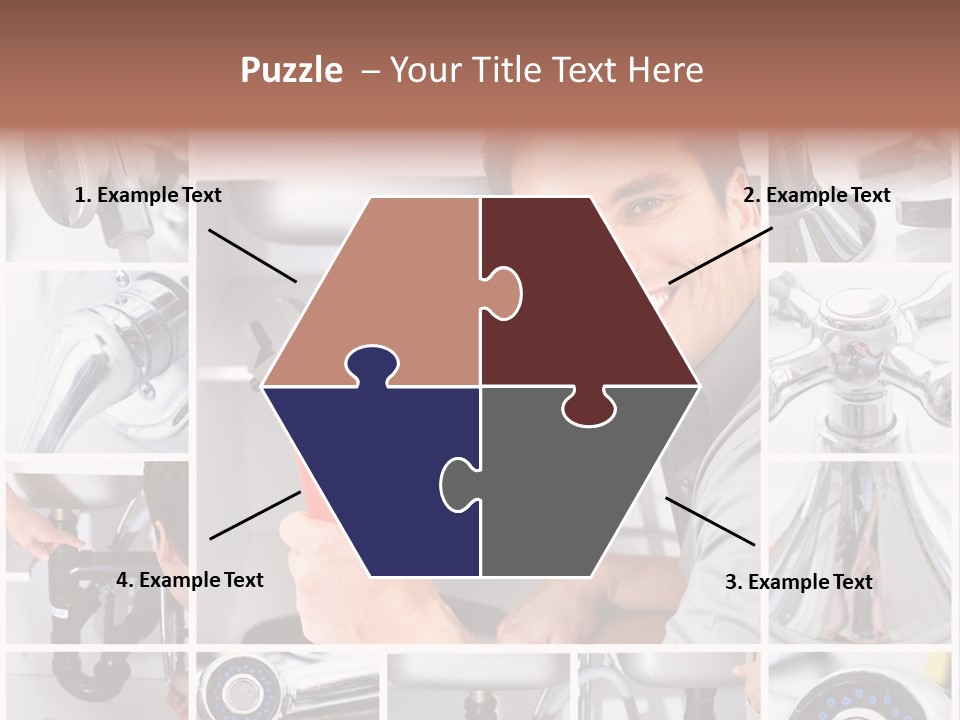 Adjustable Tool Person PowerPoint Template