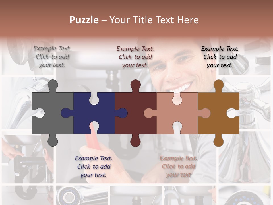 Adjustable Tool Person PowerPoint Template