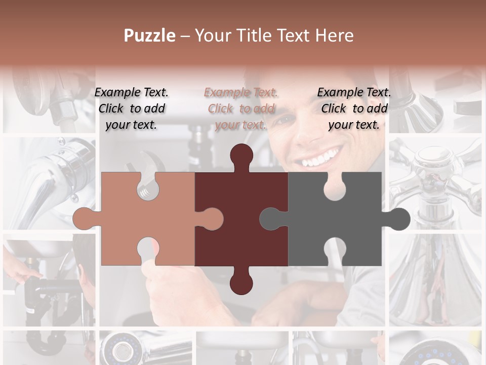 Adjustable Tool Person PowerPoint Template