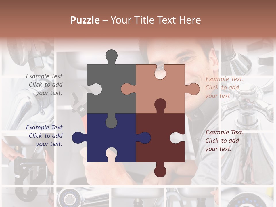 Adjustable Tool Person PowerPoint Template