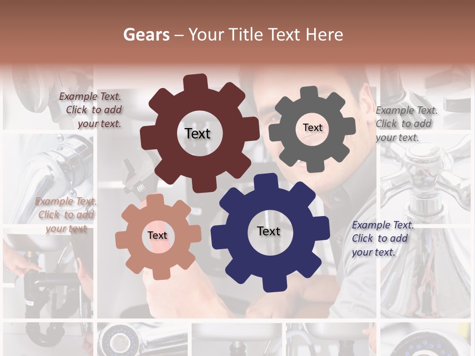 Adjustable Tool Person PowerPoint Template