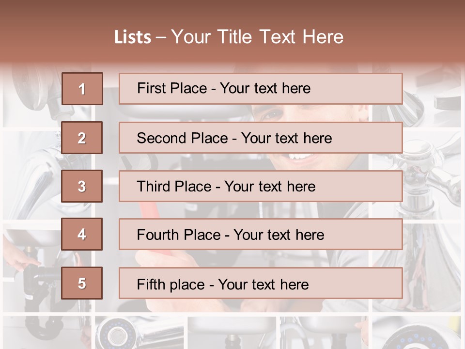 Adjustable Tool Person PowerPoint Template
