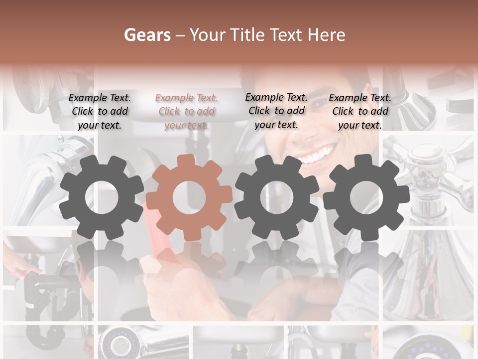 Adjustable Tool Person PowerPoint Template