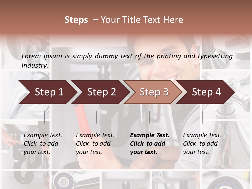 Adjustable Tool Person PowerPoint Template