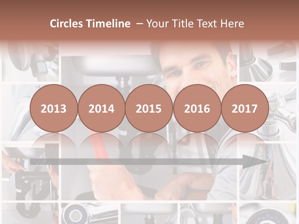 Adjustable Tool Person PowerPoint Template