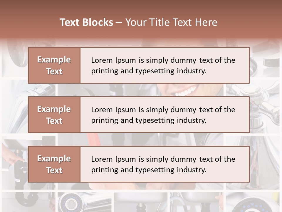 Adjustable Tool Person PowerPoint Template