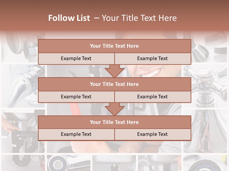 Adjustable Tool Person PowerPoint Template