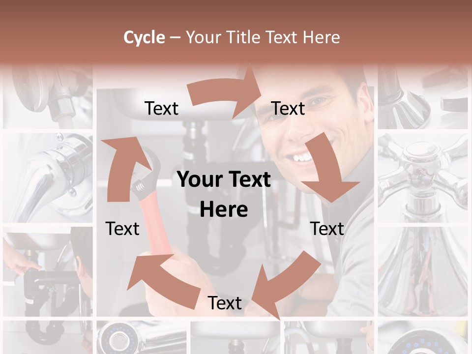 Adjustable Tool Person PowerPoint Template