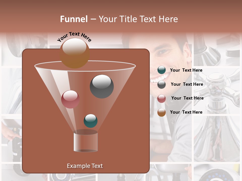 Adjustable Tool Person PowerPoint Template