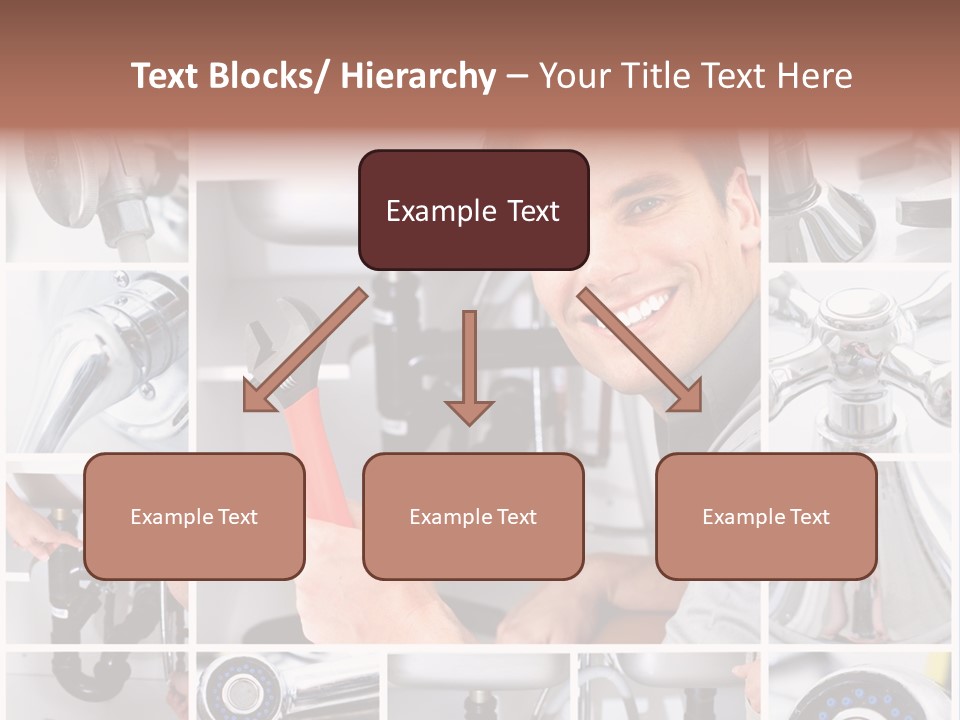 Adjustable Tool Person PowerPoint Template