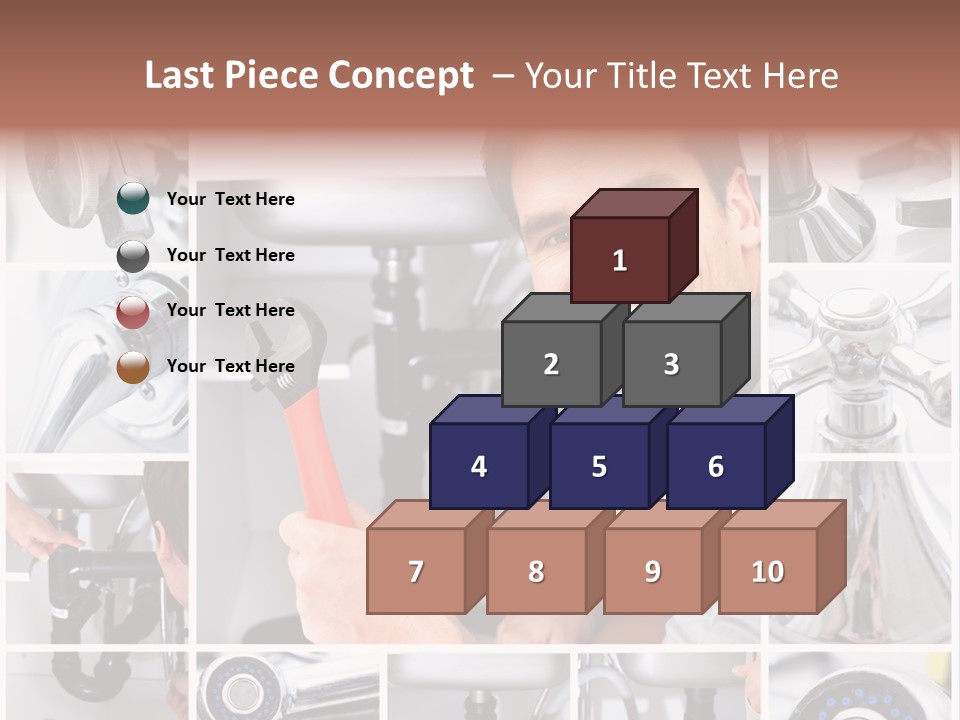 Adjustable Tool Person PowerPoint Template