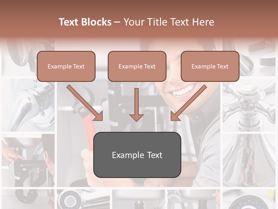 Adjustable Tool Person PowerPoint Template