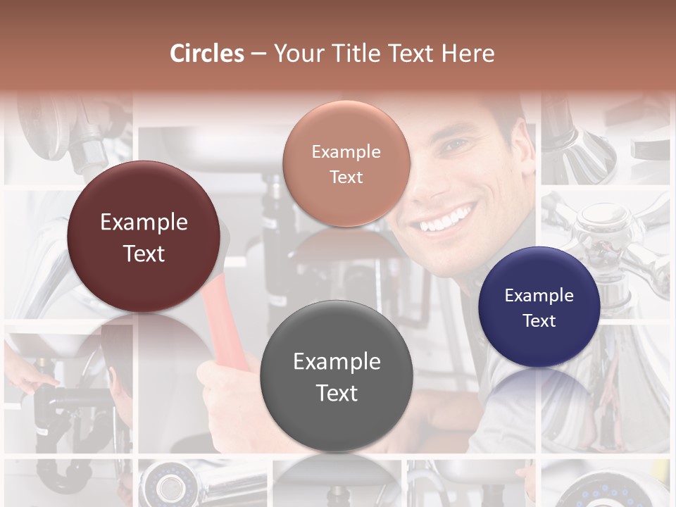 Adjustable Tool Person PowerPoint Template