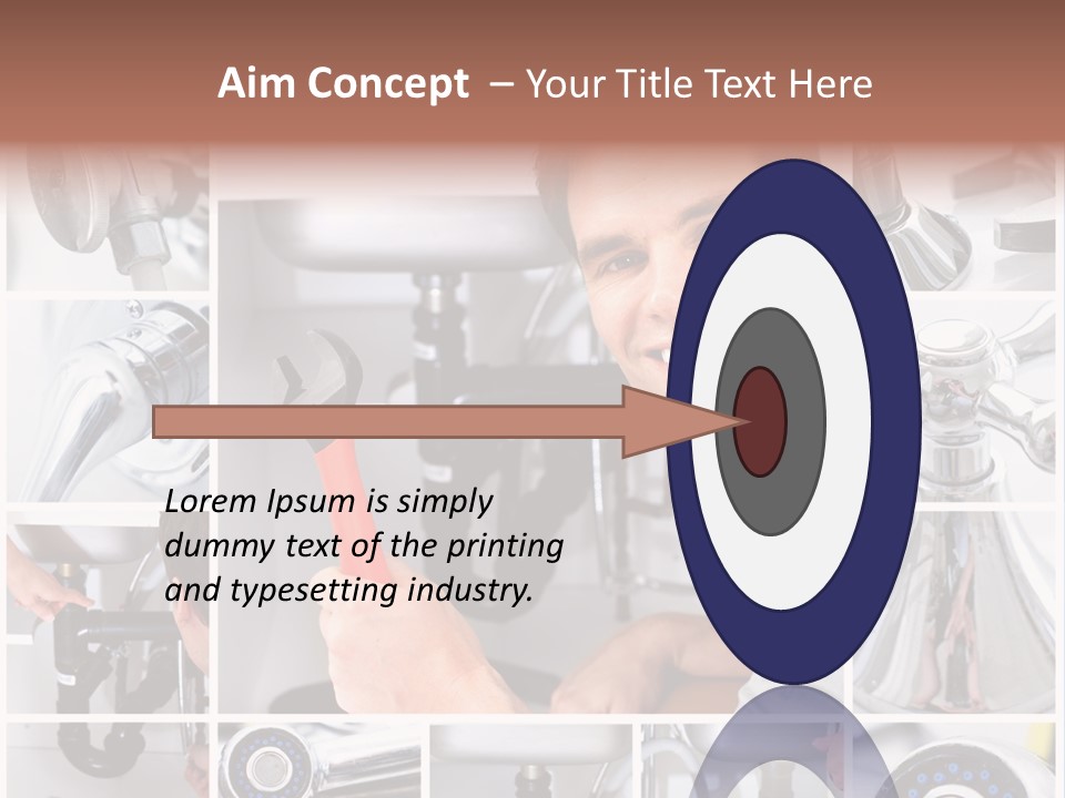 Adjustable Tool Person PowerPoint Template