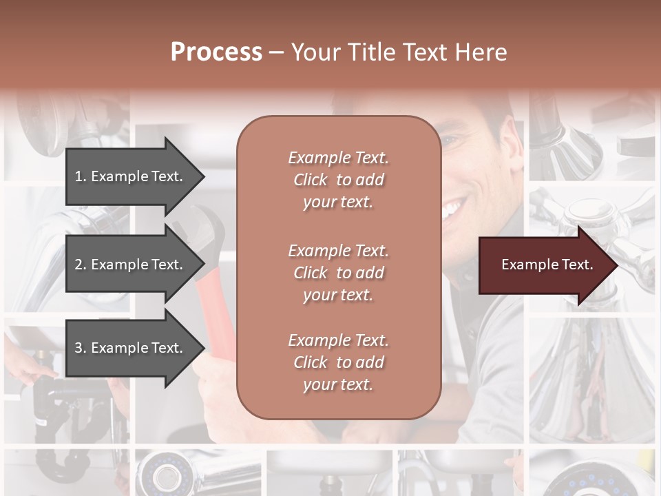 Adjustable Tool Person PowerPoint Template