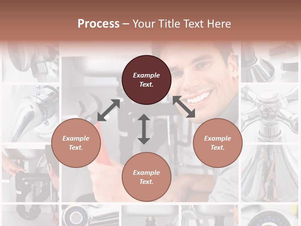 Adjustable Tool Person PowerPoint Template