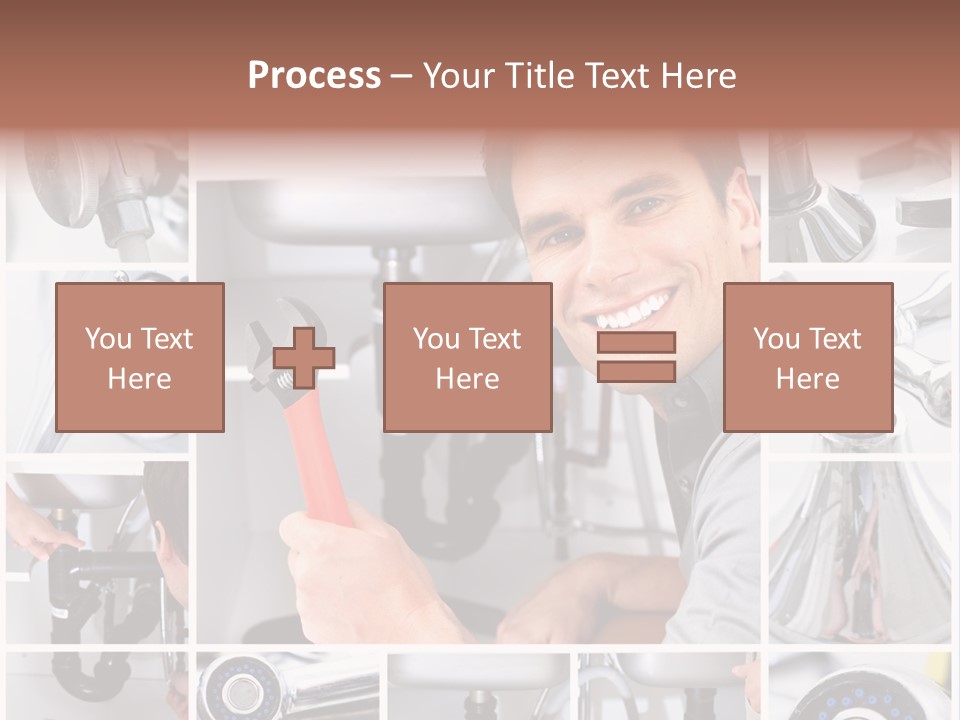 Adjustable Tool Person PowerPoint Template