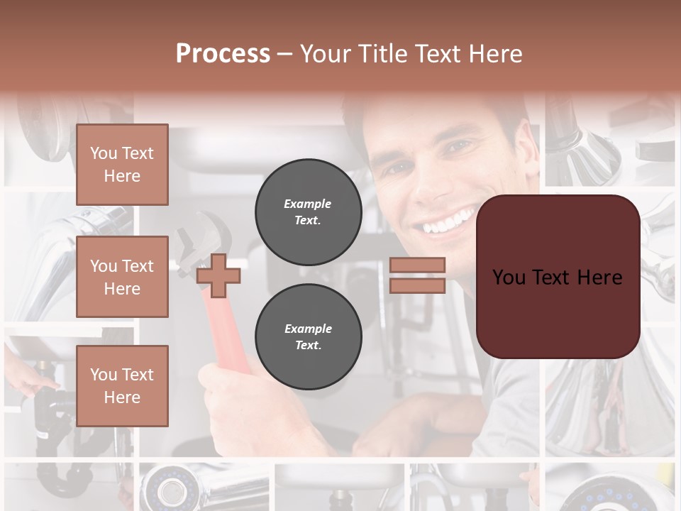 Adjustable Tool Person PowerPoint Template