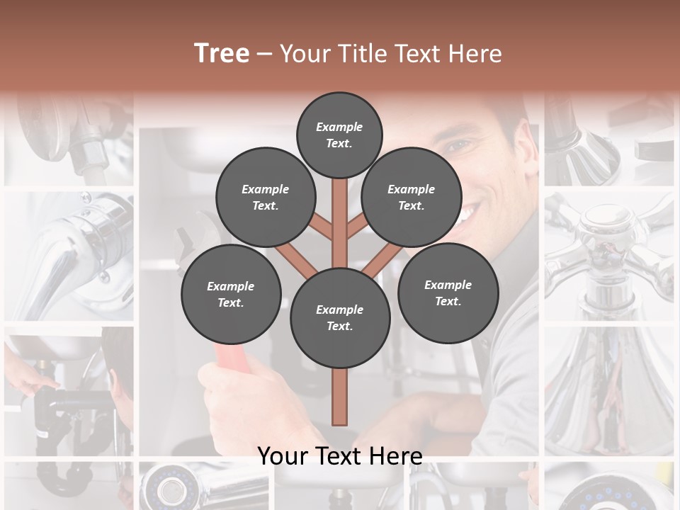Adjustable Tool Person PowerPoint Template