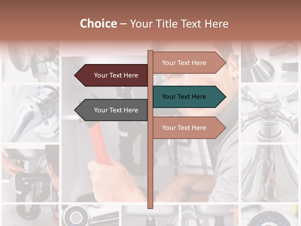 Adjustable Tool Person PowerPoint Template