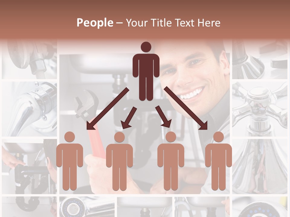 Adjustable Tool Person PowerPoint Template