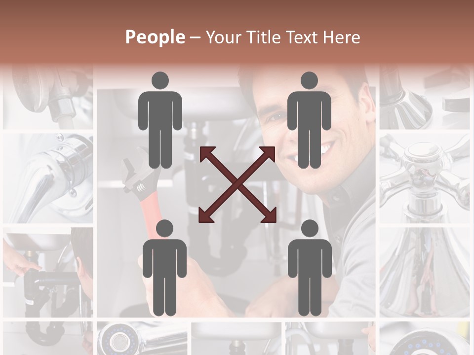 Adjustable Tool Person PowerPoint Template