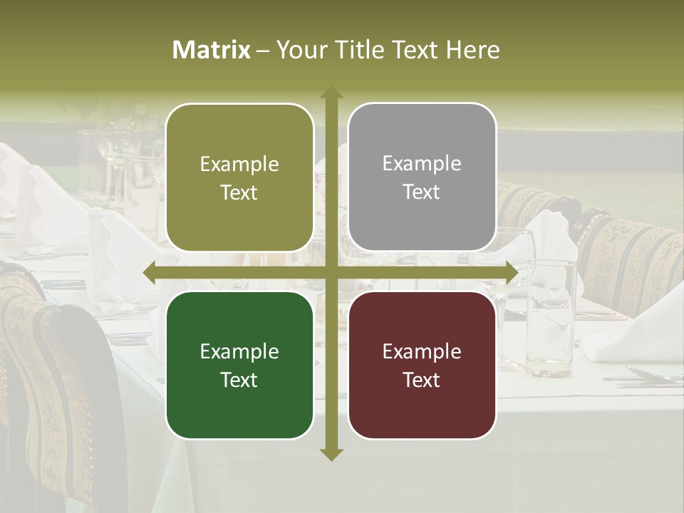 Lunch Wedding Table Wedding PowerPoint Template