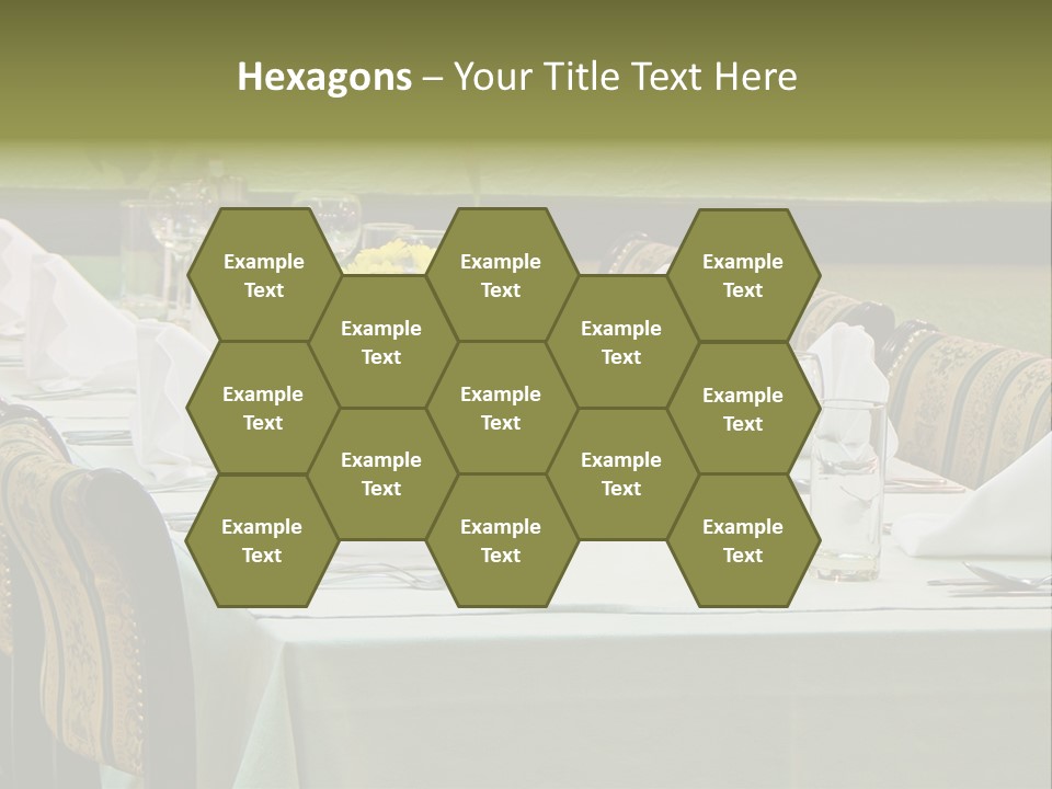 Lunch Wedding Table Wedding PowerPoint Template