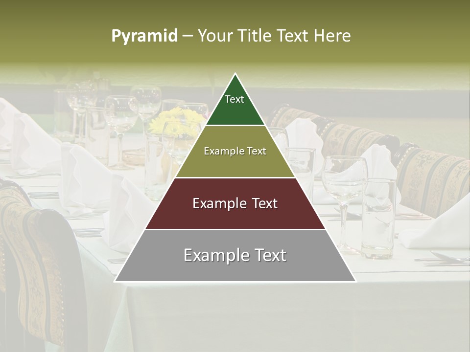 Lunch Wedding Table Wedding PowerPoint Template