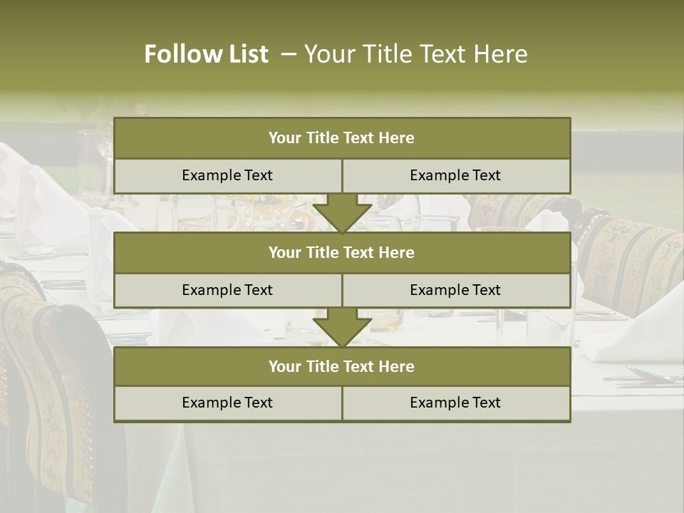 Lunch Wedding Table Wedding PowerPoint Template