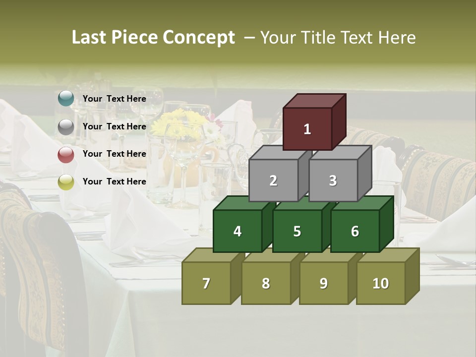 Lunch Wedding Table Wedding PowerPoint Template