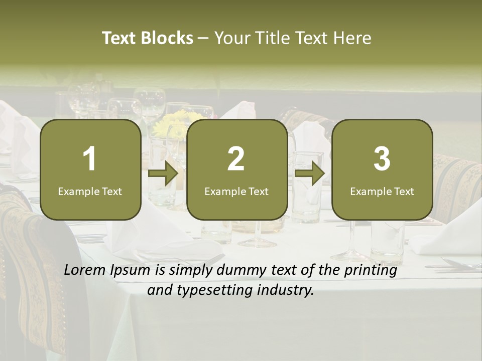 Lunch Wedding Table Wedding PowerPoint Template