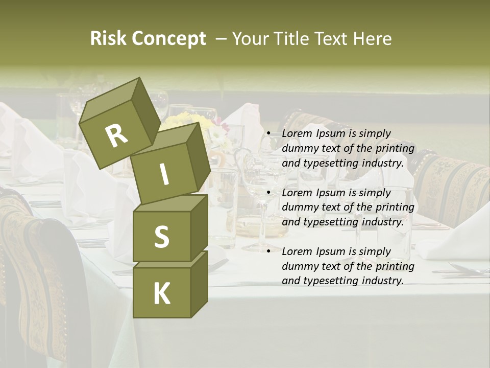 Lunch Wedding Table Wedding PowerPoint Template