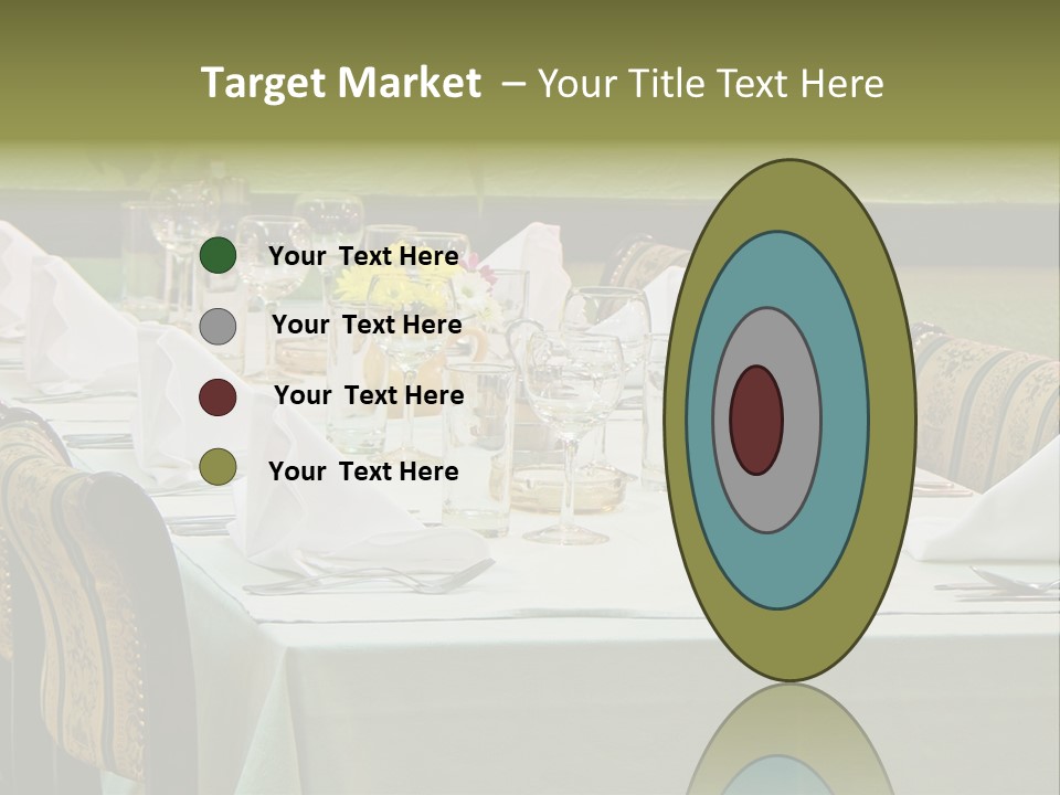 Lunch Wedding Table Wedding PowerPoint Template