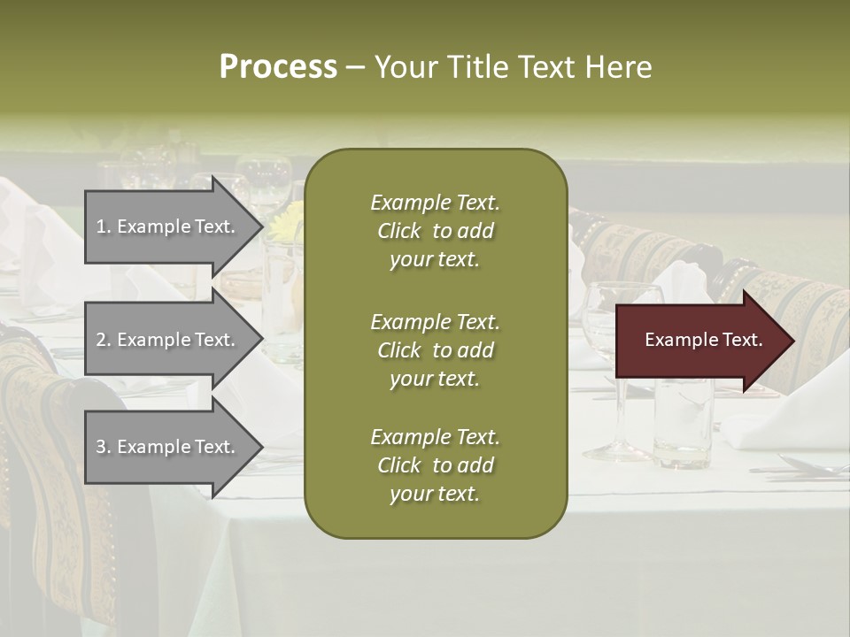 Lunch Wedding Table Wedding PowerPoint Template