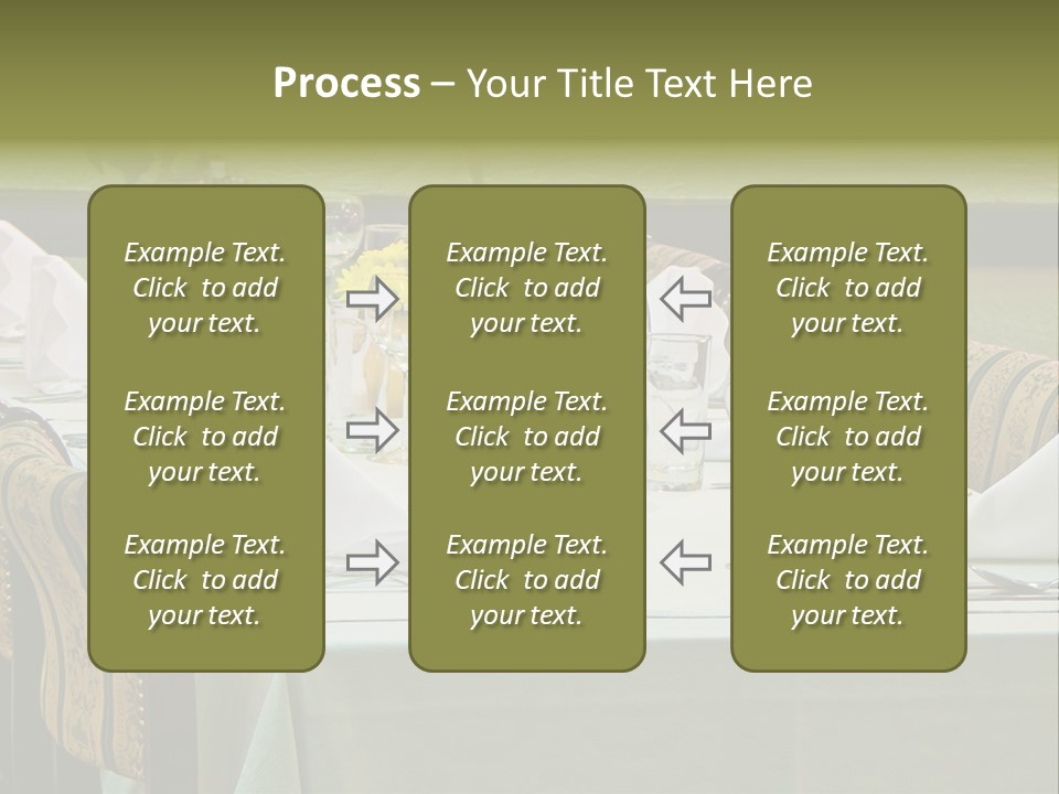 Lunch Wedding Table Wedding PowerPoint Template