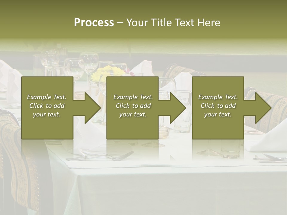 Lunch Wedding Table Wedding PowerPoint Template