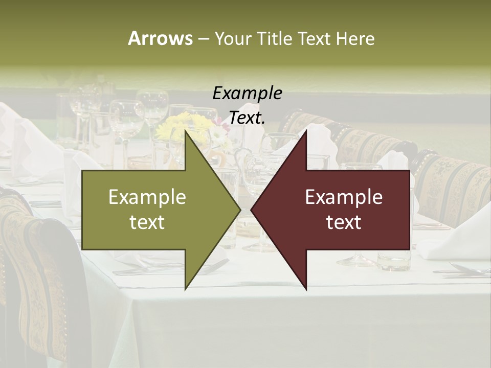 Lunch Wedding Table Wedding PowerPoint Template