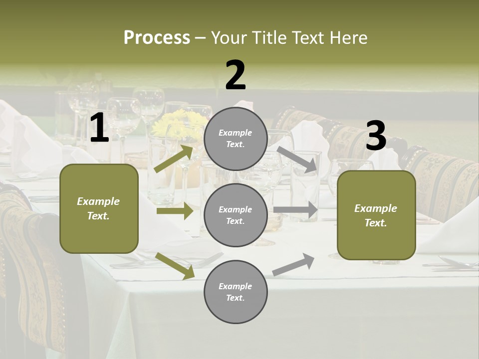 Lunch Wedding Table Wedding PowerPoint Template