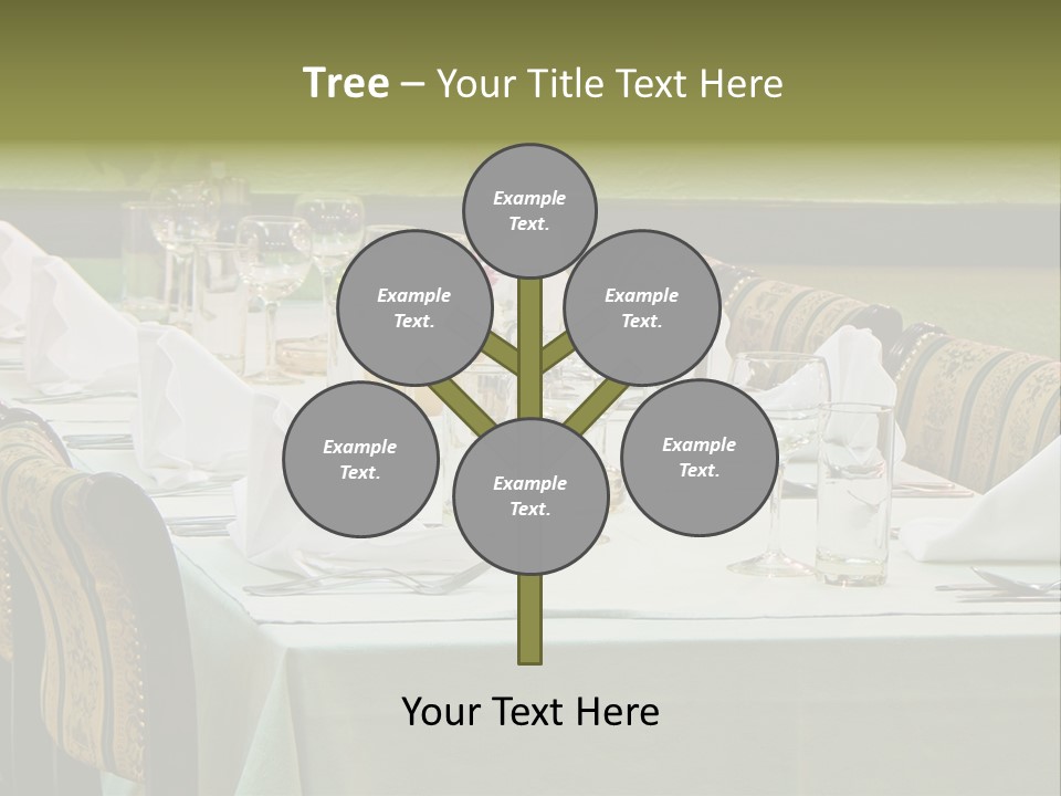 Lunch Wedding Table Wedding PowerPoint Template