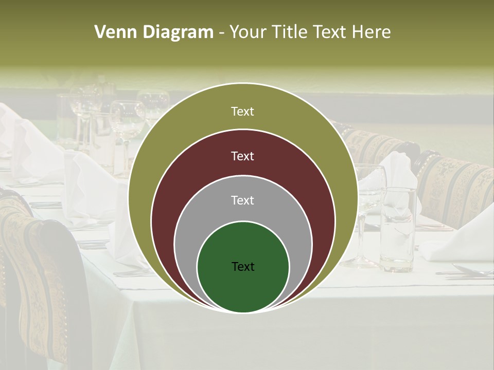 Lunch Wedding Table Wedding PowerPoint Template